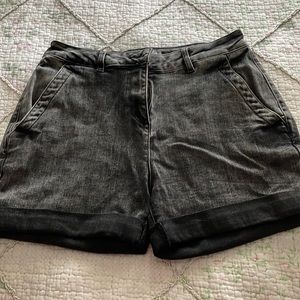 Grey short shorts